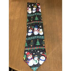 Specialties Hallmark Necktie Snowmen Christmas Tree Candy Canes.